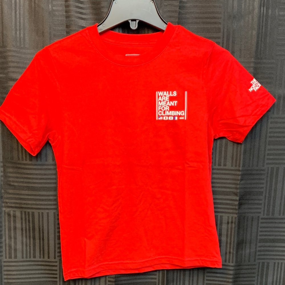 The North Face Red Short Sleeve Tee